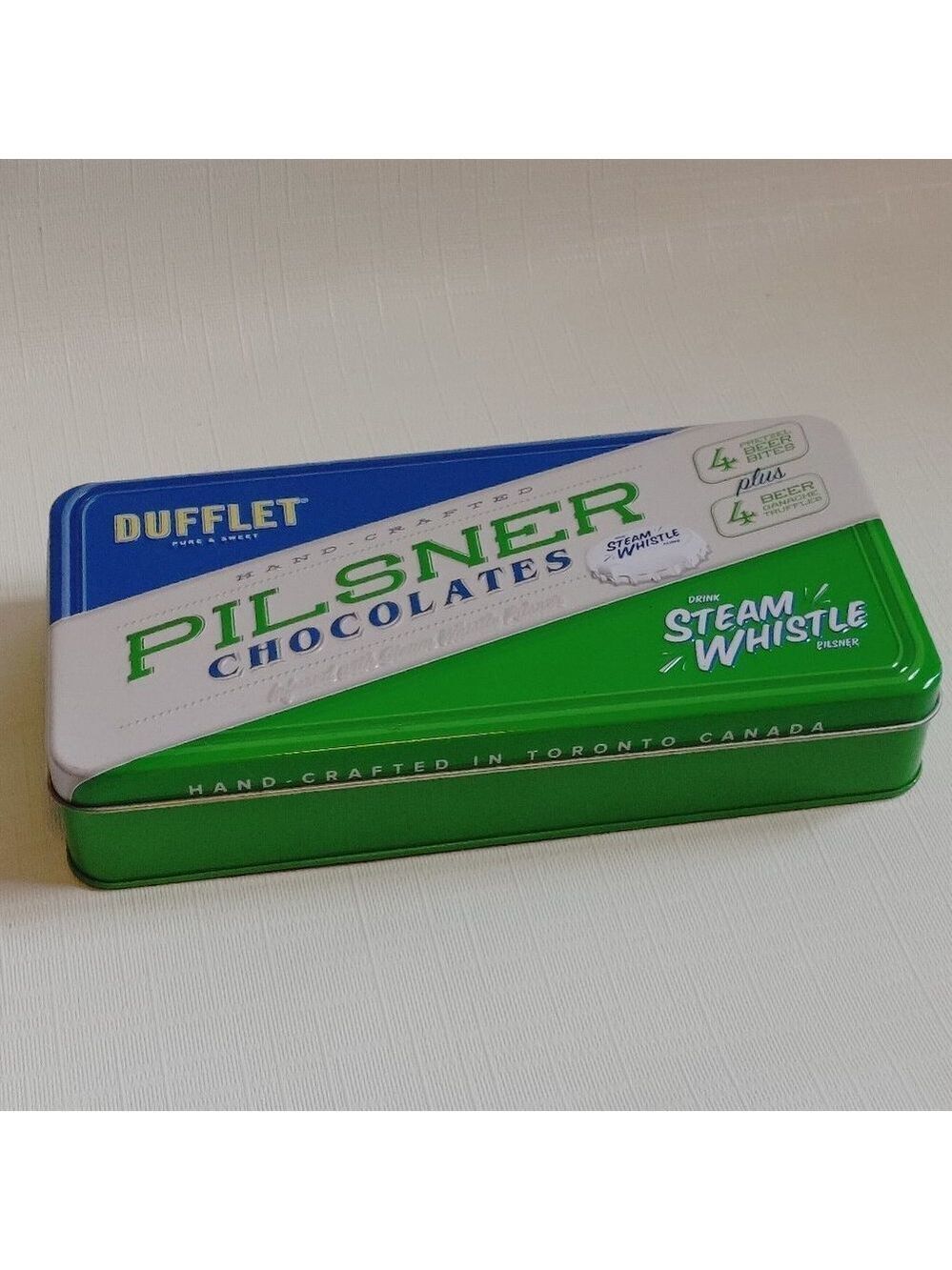RARE Steam Whistle Pilsner Dufflet Chocolate Tin EMPTY